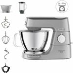 Kenwood KVC85.124.SI - Titanium chef Baker Pastry Chef - 2 stainless steel bowls 3.5L and 5L - Integrated 6kg balance - Blender 1.8L - 1200W