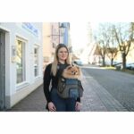 Front transport bag - KERBL - Vacation - Grey/blue - 31x24x38 cm - Image 4