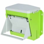 Automatic feeder - KERBL - SmartCoop - Protective flap - 7.5 kg - Green - Image 2