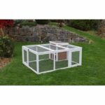 Outdoor enclosure for small animals - KERBL - 132 x 102 x 59 cm - Integrated house - Wire mesh - Image 4