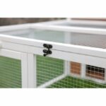Outdoor enclosure for small animals - KERBL - 132 x 102 x 59 cm - Integrated house - Wire mesh - Image 5