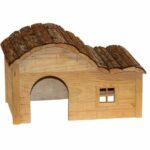 Kerbl Rodent House with Curved Roof Nature 40x25x25 cm