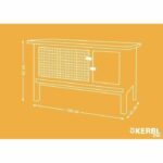 KERBL - FRED rodent hutch 100 x 45 x 62 cm - Image 6
