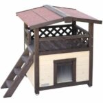 Outdoor cat house 88 x 57 x 77 cm - KERBL - 4-Seasons Deluxe - Thermally insulated interior space