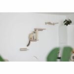 Cat climbing wall - KERBL Zugspitze - 5 pieces - sisal and padded fabric - Image 5
