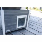 Cat house - KERBL - ECO Eli - Grey / White - 57 x 45 x 43 cm - Image 6
