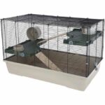 Cage for small animals - KERBL - FLAT NATURE - 80 x 45 x 53 cm - 3 levels