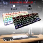 Player keyboard - The G -LAB - Keyz -Mercury -B/FR - Mechanics - TKL - Black - Image 2
