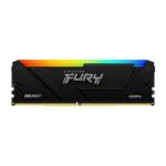 RAM memory – KINGSTON – FURY Beast – RGB – 8 GB – DDR4 – 3200 MHz CL16 – (KF432C16BB2A/8)