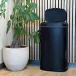 Automatic kitchen bin - LOGAN - KITCHEN MOVE - 58 L - Matt black stainless steel with rim - Image 3