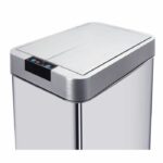 KITCHEN MOVE Automatic bin SILVERLAKE - 70L - Stainless steel with strapping - Image 4