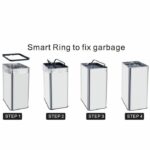 KITCHEN MOVE Automatic bin SILVERLAKE - 70L - Stainless steel with strapping - Image 6