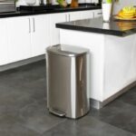 KITCHEN MOVE Pedal kitchen bin - Brushed stainless steel - 50L - ADMIRAL - Image 2