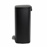 KITCHEN MOVE Pedal kitchen bin - Brushed stainless steel Matte black - 50L - ADMIRAL - Image 4