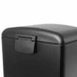 KITCHEN MOVE Kitchen Pedal Bin - Matte Black Steel - 40L GREENWICH - Image 3