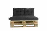 Classic pallet kit - slate mattress + 2 back cushions - PRIVATE GARDEN