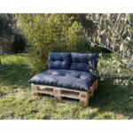 Classic pallet kit - slate mattress + 2 back cushions - PRIVATE GARDEN - Image 5