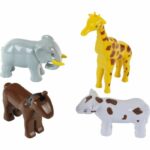 Magnetic Animals - KLEIN - 0065 - 4 Large Funny Animals Puzzle, Open Box - 16 Pieces - From 12 Months - Image 2