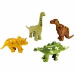 Magnetic toy - KLEIN - 4 large Funny Puzzle dinosaurs, 1+ - Stimulates creativity and manual dexterity! - Image 4