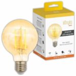 Wi-Fi + BT Bulb, Adjustable White, E27, 7W - Konyks Antalya Style G80-E27