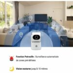 Surveillance camera - KONYKS - CAMINI CARE 2 - Indoor - Wifi with siren and video call button - Image 5