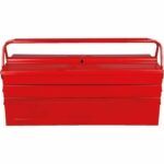 KS TOOLS Metal toolbox, 5 compartments 530 x 210 x 200 mm