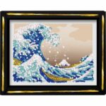 Creative leisure kit - LANSAY - Sequins Collection - The Great Wave - Hokusai - From 14 years old - Image 3