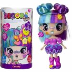 Doll - LANSAY - 55102 - Decora Girlz - Mini Fashion Dolls to Personalize - Flower