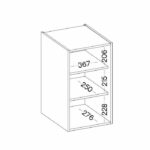 High cabinet 1 hinged door - Sonoma chene decor - L 40 x D 31.6 x 72 cm - lassen - Image 4