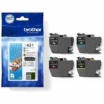 Pack of 4 LC421VAL ink cartridges - BROTHER - Black, Cyan, Magenta and Yellow standard capacity of 200 pages - For DCP-J1050DW – Bild 3