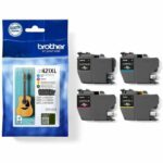 4 Ink cartridges LC421XLVAL - BROTHER - Black, Cyan, Magenta and Yellow 500 pages - For DCP-J1050DW, MFC-J1010DW and DCP-J1140DW – Bild 3