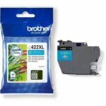 Cartridge LC422XLC - BROTHER - Cyan - 1500p - For Business Smart MFC-J5340DW, MFC-J5345DW, MFC-J5740DW, MFC-J6540DW and MFC-J6940DW