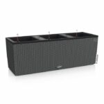 Flower pot - LEC - Trio Cottage 30 - granite - integrated irrigation system - weather resistant