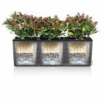 Flower pot - LEC - Trio Cottage 30 - granite - integrated irrigation system - weather resistant - Image 3