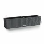 Jardiniere - Balconera cottage 80 - Complete kit - Granite - 12L - LECHUZA