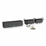 Jardiniere - Balconera cottage 80 - Complete kit - Granite - 12L - LECHUZA - Image 3