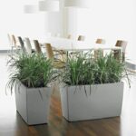 LECHUZA Cararo Premium Flowerpot - Complete Set, Scarlet Red Gloss - Image 5
