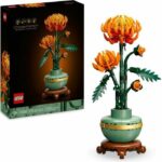 LEGO Icons 10368 Chrysanthemum Flower Arrangement - Buildable Flower Decorating Set for Adults