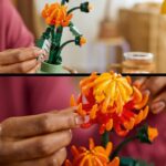 LEGO Icons 10368 Chrysanthemum Flower Arrangement - Buildable Flower Decorating Set for Adults - Image 4