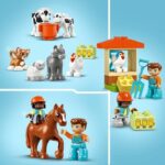 LEGO 10416 DUPLO My Town Caring for Farm Animals, Educational Toy for Babies, House, Horse Minifigures - Image 3