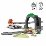 LEGO DUPLO My Town 10425 Expansion Set: Train Tracks and Tunnel - Kids Toy - Image 2