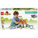 LEGO DUPLO My Town 10426 Expansion Set: Train Tracks and Bridge - Early Learning Toys - Image 6