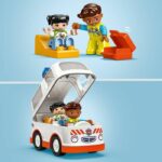 LEGO DUPLO 10447 Ambulance and Driver - Interactive Toy for Kids Aged 2 and Up - Image 3