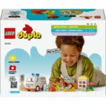 LEGO DUPLO 10447 Ambulance and Driver - Interactive Toy for Kids Aged 2 and Up - Image 6