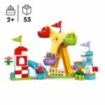 LEGO DUPLO Peppa Pig 10453 Funfair - Building game for children from 2 years old - Image 2