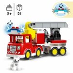 LEGO DUPLO Town 10969 Fire Truck, Toy for Children 2 Years, with Lights and Siren - Image 2