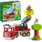LEGO DUPLO Town 10969 Fire Truck, Toy for Children 2 Years, with Lights and Siren