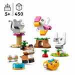 LEGO 11034 Classic Creative Pets, Animal Toy, Dog, Cat, Rabbit, Hamster and Bird Model - Image 2