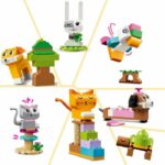 LEGO 11034 Classic Creative Pets, Animal Toy, Dog, Cat, Rabbit, Hamster and Bird Model - Image 4