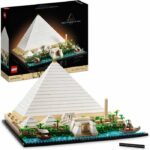 LEGO 21058 Architecture The Great Pyramid of Giza, Creative Hobby Model to Build, World Monument and Decoration